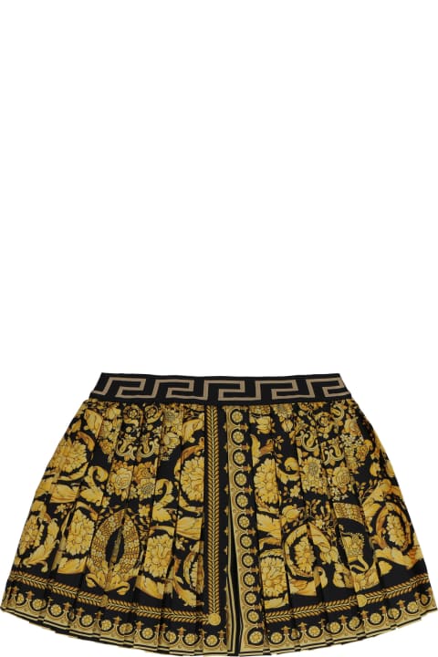 ملابس تحتية لـ بنات Young Versace Pleated Skirt