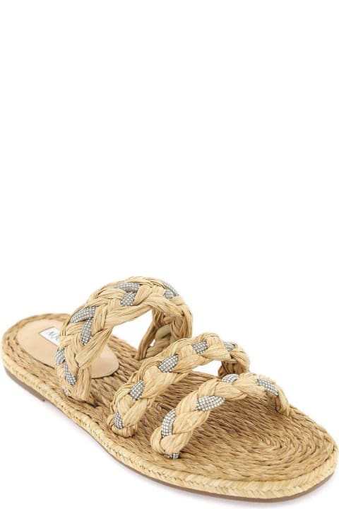 ウィメンズ新着アイテム Aquazzura Embellished Slip-on Sandals