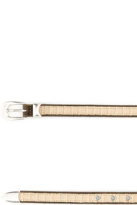 Our Legacy Belts for Men Our Legacy Two-tone Suede Belt