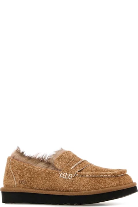 UGG Camel Suede Ellis Loafers