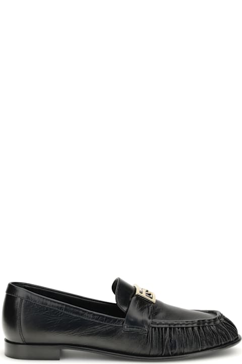 Fendi Nappa Baguette Loafers