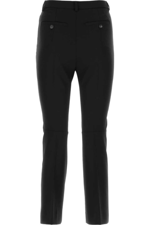 SportMax Pants & Shorts for Women SportMax Black Wool Navetta Pant