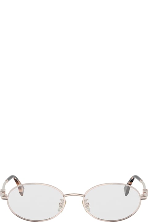 Fendi Eyewear لـ Kids Fendi Eyewear Fendi Fe50140u Fendigraphy 028 Oro Rosa Glasses
