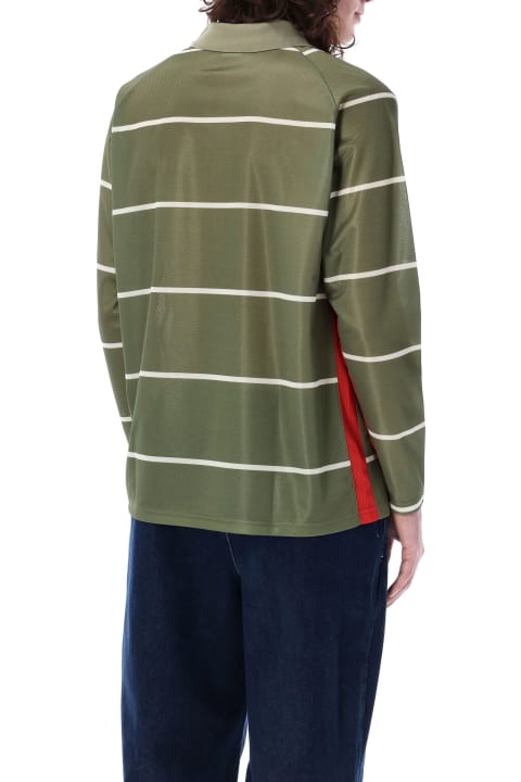 Pop Trading Company for Men Pop Trading Company Pop Striped Sportif Long Sleeves T-shirt