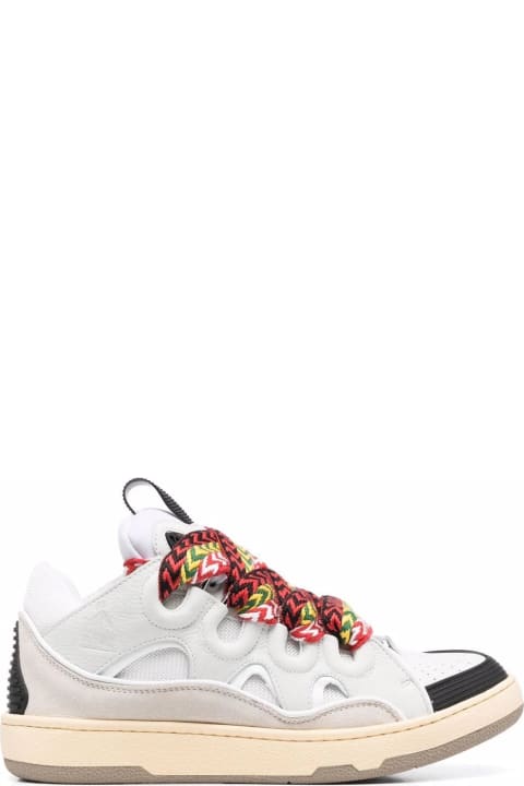 Sneakers for Women Lanvin Curb Sneakers In White Leather
