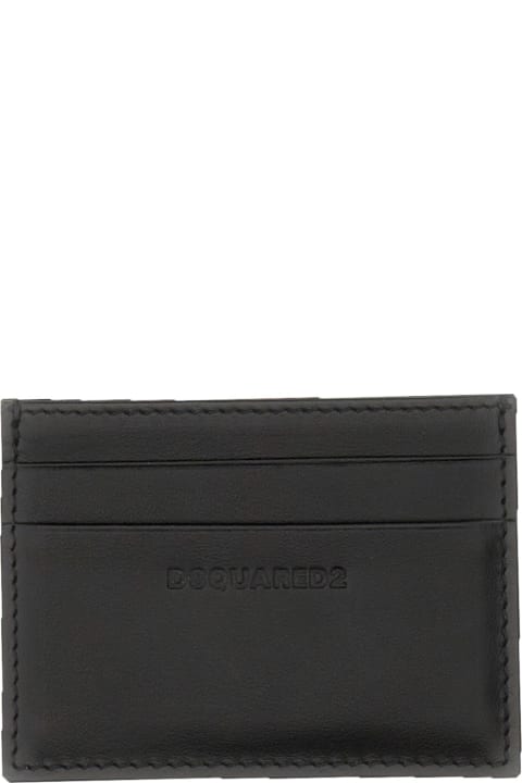 Wallets for Men Dsquared2 Leather Card Holder Dsquared2