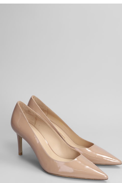 Stuart Weitzman for Men Stuart Weitzman Stuart Power 75 Pumps In Rose-pink Patent Leather