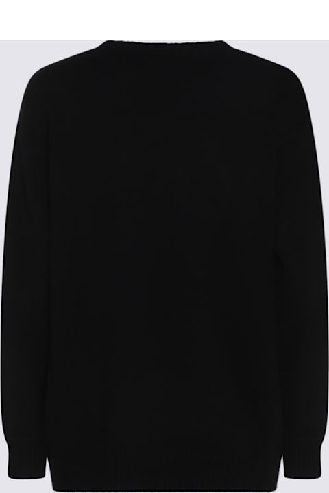 سترات لـ السيدات Max Mara Black Wool Fido Knitwear