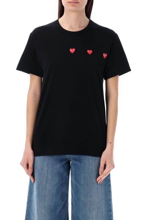 Fashion for Women Comme des Garçons Play Hearts T-shirt