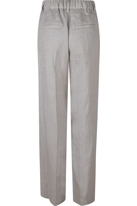 Brunello Cucinelli Pants & Shorts for Women Brunello Cucinelli Elasticated Waistband Trousers
