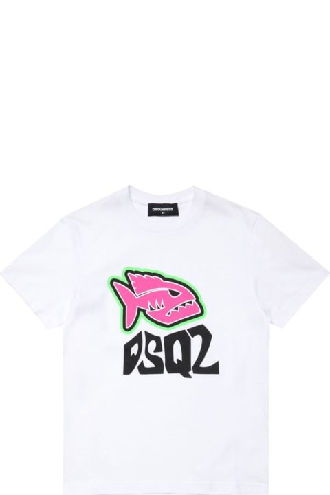 Topwear for Girls Dsquared2 T-shirt Con Stampa
