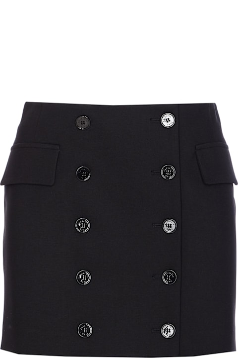 Patrizia Pepe Wrap Mini Skirt | italist Patrizia Pepe Wrap Mini Skirt | italist