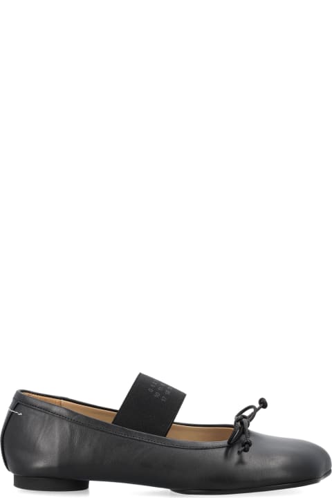 MM6 Maison Margiela Mm6 Nappa Anatomic Numeric Ballerinas
