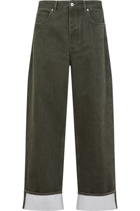 Bottega Veneta الجينز لـ القسم الرجالي Bottega Veneta Wide Leg Jeans