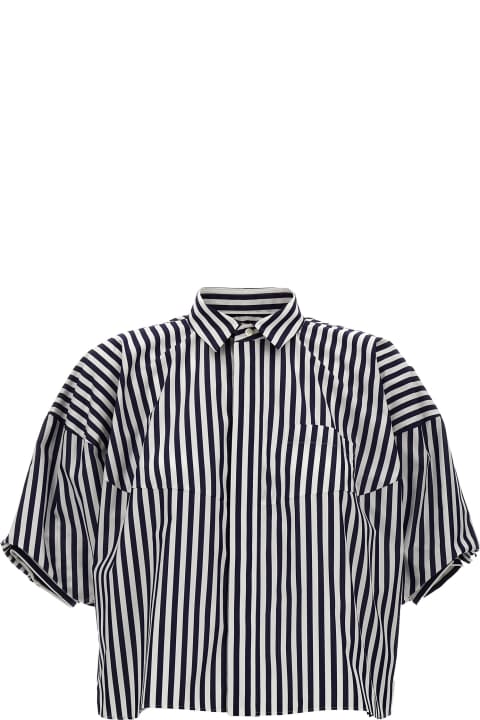 Sacai for Women Sacai Striped Poplin Shirt