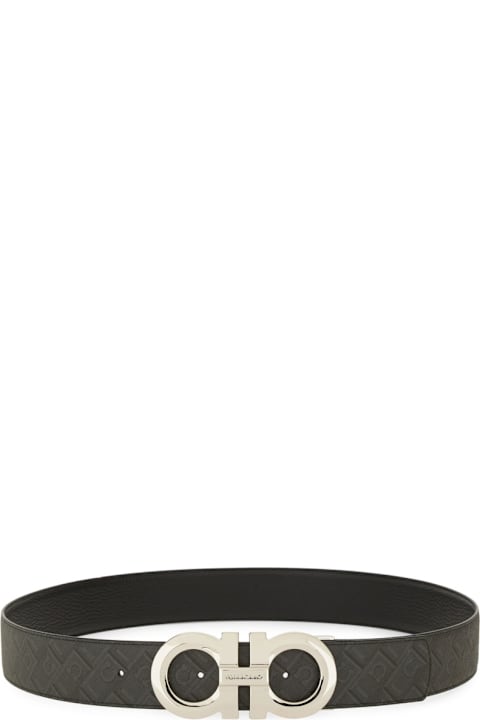 Ferragamo for Kids Ferragamo Reversible "hooks" Belt