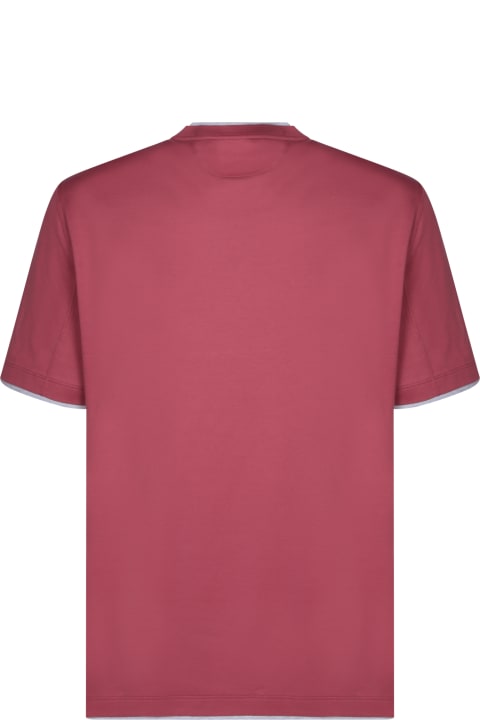 Brunello Cucinelli Clothing for Men Brunello Cucinelli Contrasting Edges T-shirt