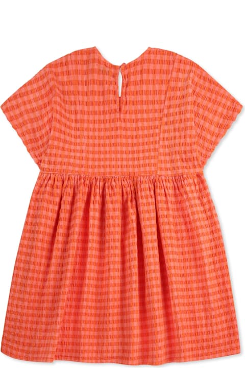 Bobo Choses Dresses for Girls Bobo Choses Red Dress For Girl With Sunflower