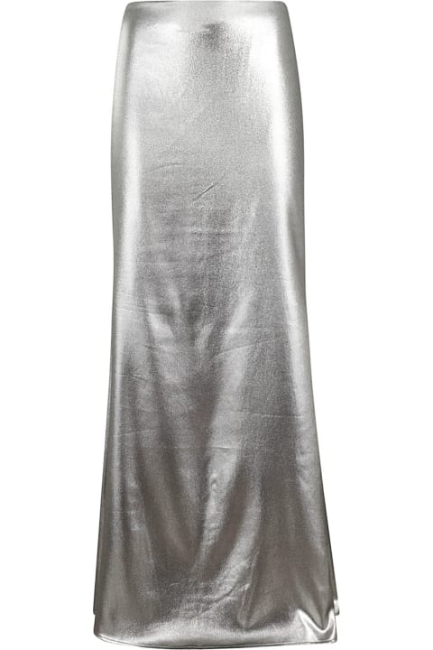 Rotate by Birger Christensen for Women Rotate by Birger Christensen Metallic Maxi Train