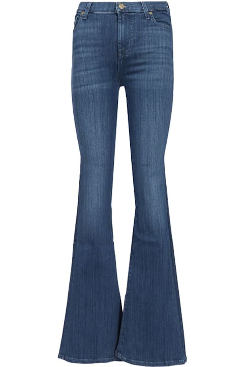 7 For All Mankind Clothing for Women 7 For All Mankind "hw Ali Neptune" Flared Jeans