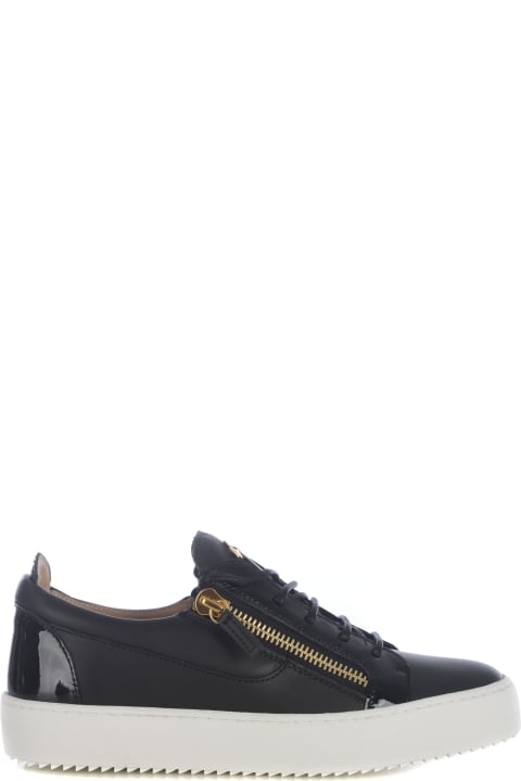 メンズ新着アイテム Giuseppe Zanotti Sneakers Giuseppe Zanotti "frankie" In Leather