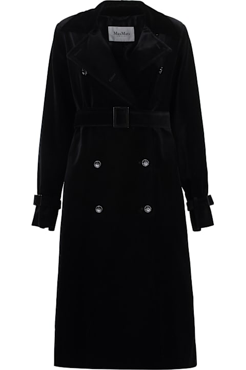 Coats & Jackets for Women Max Mara Lana Velvet Trench Coat