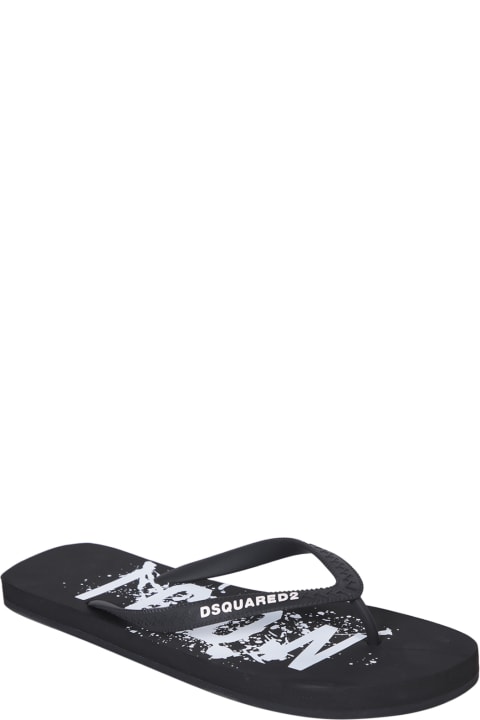 Dsquared2 Sale for Men Dsquared2 Icon Long Thong Sandals