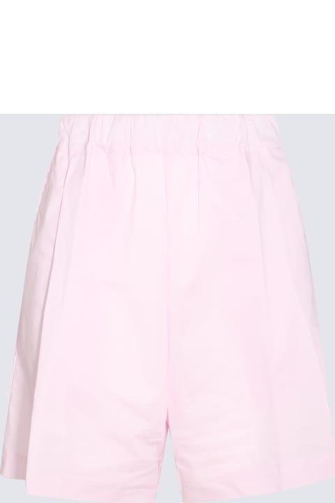 Laneus Pants for Men Laneus Pink Cotton Shorts