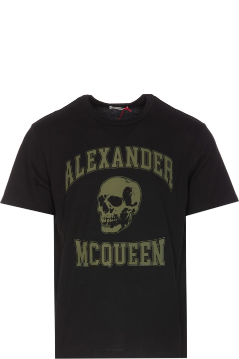 Alexander McQueen Topwear for Men Alexander McQueen Varsity T-shirt