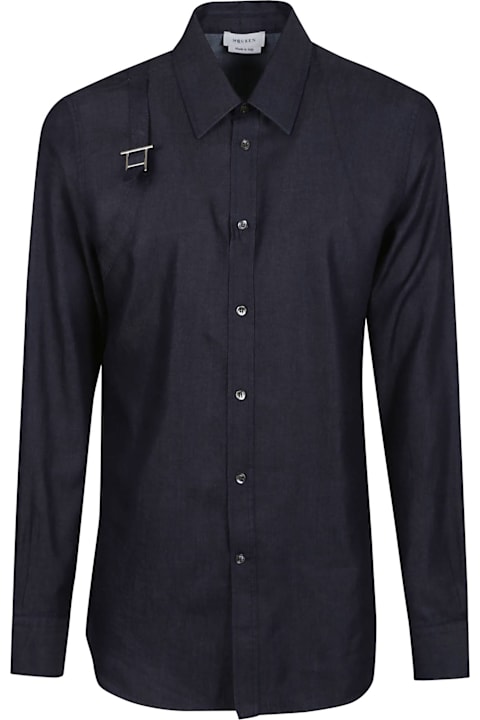 Alexander McQueen Shirts for Men Alexander McQueen Harness Shirt With T Buckle