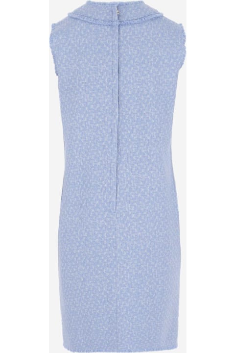 Homeware Dolce & Gabbana Rachel Tweed Dress With Dg Logo