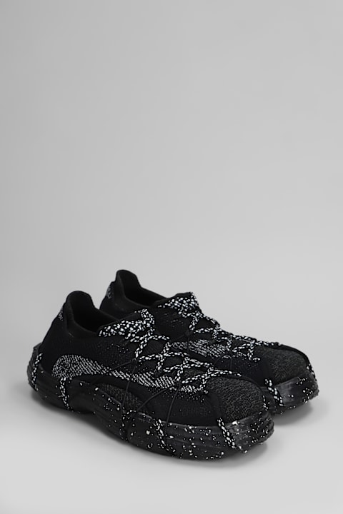 Camper Shoes for Men Camper Roku Sneakers In Black Fabric