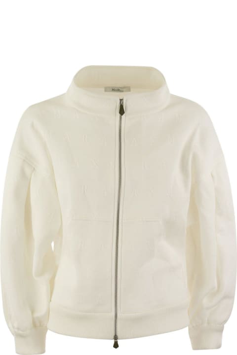 Clothing Sale for Women Max Mara Zip-up Long-sleeved Sweatshirt