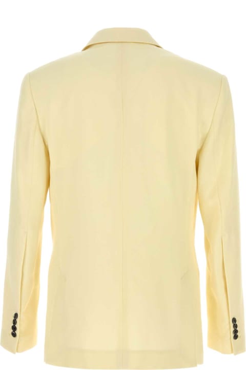 Homeware Ami Alexandre Mattiussi Pastel Yellow Wool Blazer