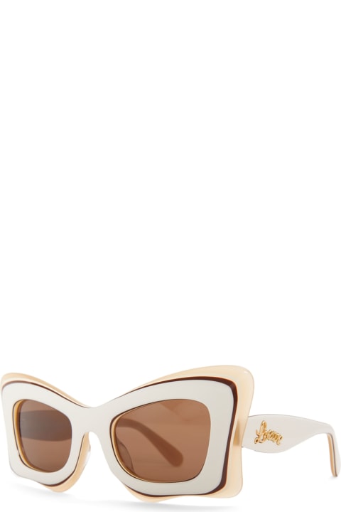 Eyewear for Women Loewe Lw40140u - White / Beige Sunglasses