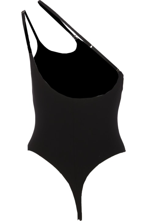 Elisabetta Franchi Underwear & Nightwear for Women Elisabetta Franchi Jersey Body With Asymmetrical Neckline