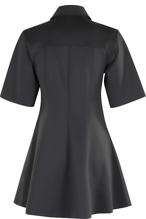 Homeware Ganni Scuba Neoprene Fitted Mini Dress
