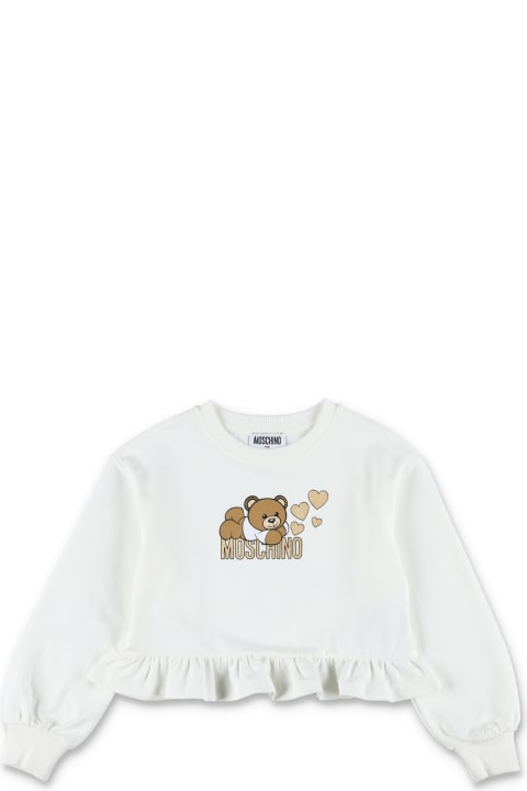 Moschino for Kids Moschino Cropped Rouge Fleece