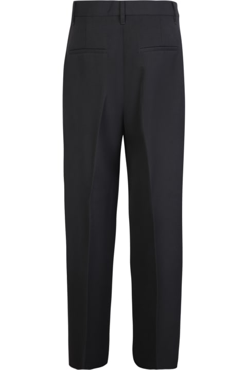 Burberry for Women Burberry Wide-leg Black Trousers