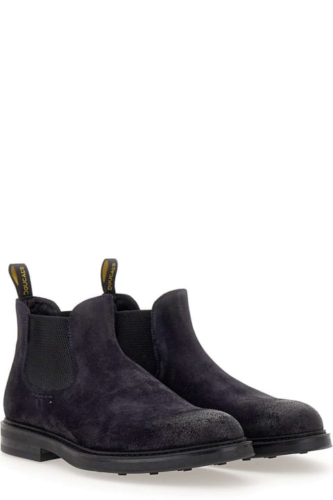 Fashion for Men Doucal's Doucal's "oil" Ankle Boot In Suede