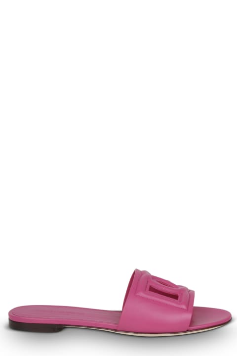 Sandals for Women Dolce & Gabbana Dolce & Gabbana Dg Millenials Logo Slides