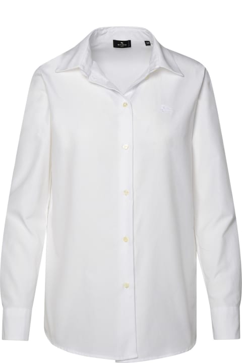 Etro Topwear for Women Etro White Cotton Shirt