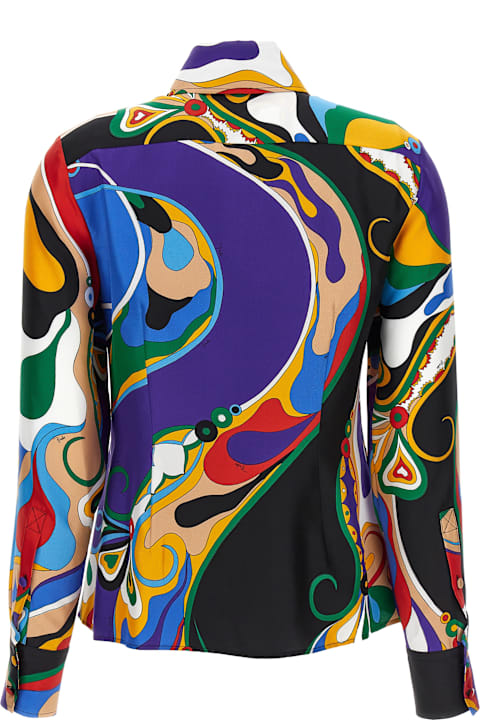Homeware Pucci Orchidea Print Silk Shirt