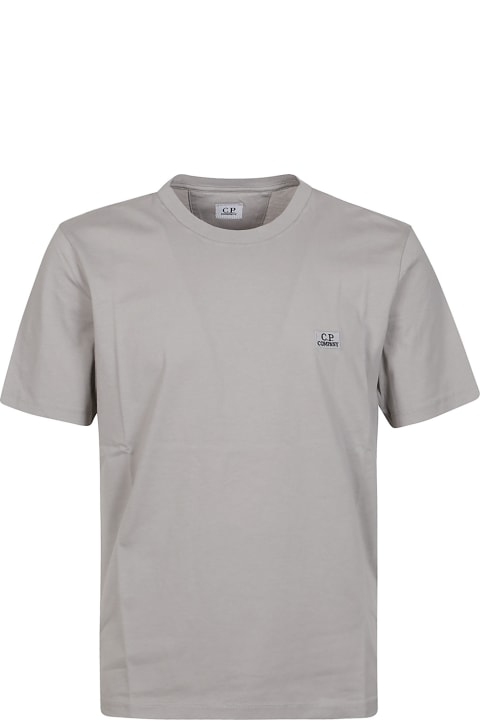 Topwear for Men C.P. Company 30/1 Jersey Logo T-shirt