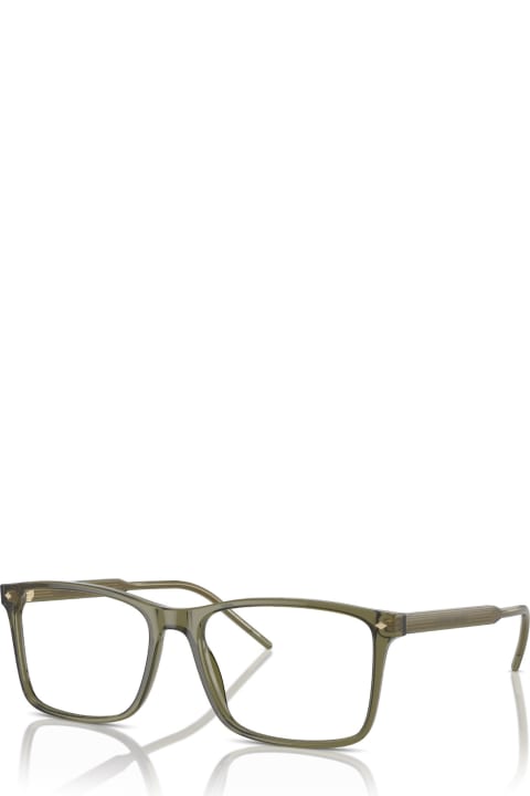Giorgio Armani Eyewear for Men Giorgio Armani Ar7258 Transparent Green Glasses