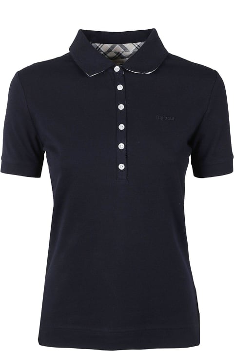 Barbour for Women Barbour Buttoned Short Sleeved Polo Shirt