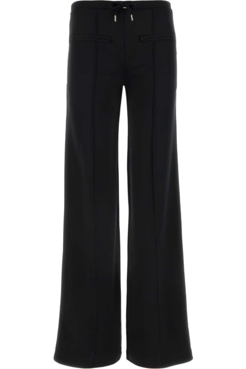 Courrèges for Women Courrèges Black Polyester Wide-leg Pant