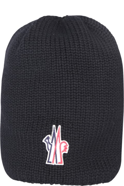 Hats for Women Moncler Grenoble Logo Beanie