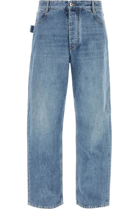 Clothing for Men Bottega Veneta Wide Leg Denim Jeans