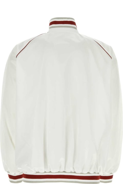Givenchy Coats & Jackets for Men Givenchy White Nylon Bomber Jacket